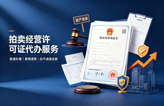 我司办理拍卖经营许可证案例